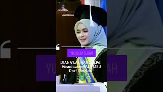 DIANA LAEWANG S Pd Wisudawan FAI UMSU Dari Thaeland [upl. by Ferri61]