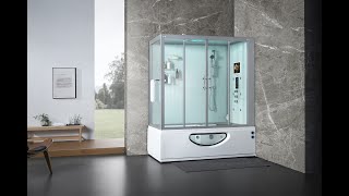 Platinum Catania Steam Shower Installation by MayaBathcom [upl. by Ynnek892]