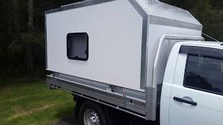 My latest affordable 4x4 slide on camper or glamper design with internal shower and toilet [upl. by Peednama]