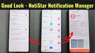 Good Lock  NotiStar Detailed Settings and Features  Samsung S20 FE 5G in Hindi [upl. by Findlay]