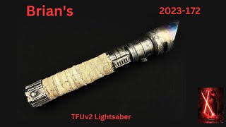 Brians quotTFU2quot Galen Marek Starkiller Neopixel Lightsaber with Proffie [upl. by Kalin]