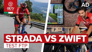 Test FTP  Zwift vs Strada [upl. by Abernon571]