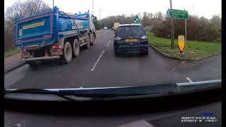 Instant karma Bad driver unmarked police stopped [upl. by Acinoreb]