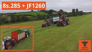 300hp 8s on a TRAILED harvester  4th Cut on the 8th of AUGUST  Trailer STUCK [upl. by Neuburger219]