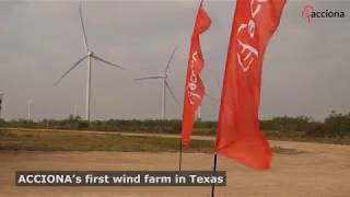 Dedication ceremony of the San Roman Wind Farm Texas US [upl. by Basham851]