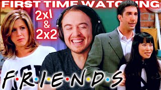 Season 2 is WILD Friends Season 2 Episodes 1 amp 2 Reaction FIRST TIME WATCHING Friends [upl. by Ttekcirc277]