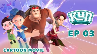 Cartoon Movie Kuns green warriors  Episode 3  Lost in the future [upl. by Hahsia]