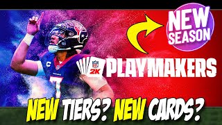 🚨 Huge NFL 2k Playmakers Announcement 🏈 Season 1 Dropping Next Week New Tiers New Cards [upl. by Waldack]