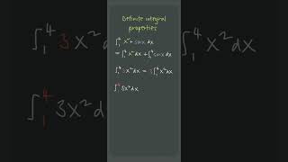 ‼️CRITICAL‼️ properties of the definite integral 😳 apcalculus apcalc unit6 shorts [upl. by Georgeta]