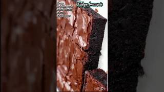 The Best Fudgy Brownies Recipe  Simple Way Of Making Brownies  youtubeshorts shortsfeed [upl. by Lleinnad]