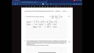 ZAP 2015 Mathematik  BMS Aufgabe 4 Erklärt – Berufsmaturität Vorbereitung  Star Institut [upl. by Neelram]