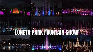 Luneta Park  Fountain Light Show [upl. by Reivaxe]