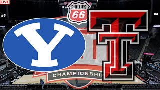 5 BYU vs 4 TEXAS TECH BIG 12 BASKETBALL TOURNAMENT QUARTERFINALS LIVE GAME CAST amp CHAT [upl. by Nitsyrk]