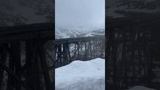 Would this rickety bridge hold up a train travel alaska shorts [upl. by Uella]