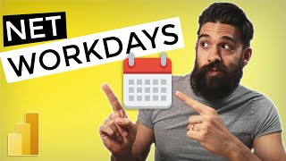 Calculating the Number of Working Days in Power BI  Custom NETWORKDAYS Function using Power Query [upl. by Elbys]