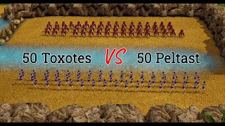 Age of Mythology  Toxotes vs Peltast [upl. by Mojgan789]