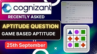 Cognizant Repeated Aptitude Questions  26th September [upl. by Lynett]