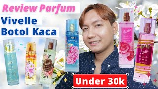 Review Parfum Vivelle Botol Kaca 6 Varian Harga Under 30K [upl. by Clapper116]