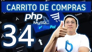 34 Carrito de compras con php mysql paypal y bootstrap Archivos originales [upl. by Monda]