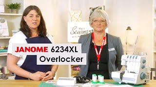 Janome 6234XL Overlocker Overview [upl. by Animsaj]