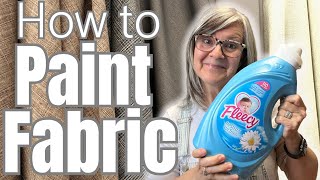 How To Paint Fabric Furniture The Easy Way [upl. by Hehre453]