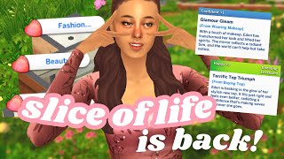 the slice of life mod is back💖  sims 4 mod review [upl. by Eidnew]