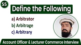 Part 55  Difference between  Arbitrator  Arbitrage  Arbitrary  Business Law Terms [upl. by Shotton]