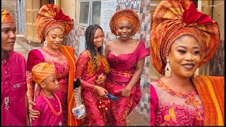 Yoruba Actress Bimbo Akinsanya Rocks Stunning Dress with Kids at Mom’s 80th Birthday Party [upl. by Noiwtna]