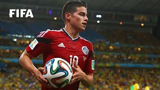 🇨🇴 James Rodriguez  FIFA World Cup Goals [upl. by Ninette679]