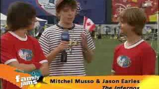 Joe Jonas Michael Seater Mitchel Musso Interview  DC Games [upl. by Ledua403]