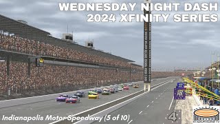 Wednesday Night Dash iRacing Xfinity Series – Indianapolis Motor Speedway 5 of 10 [upl. by Jonme]