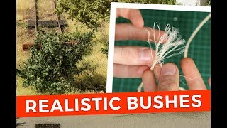 Modelling realistic bushes  model scenery tutorial 2 [upl. by Enimassej]