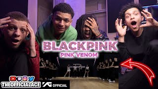 I SHOW MY FRIENDS BLACKPINK  ‘Pink Venom’ DANCE PRACTICE VIDEO  GROUP REACTION [upl. by Imefulo]