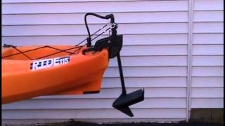 Bassyaks Kayak trolling motor lift [upl. by Nahsez]