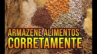 COMO ARMAZENAR ALIMENTOS FARINHA LEITE CAFÉ  ATUALIZAÇÕES [upl. by Ennovehc4]