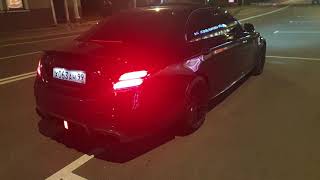 Mercedes E63S Brabus 700  Crazy Exhaust Sound [upl. by Sekofski]