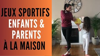 10 Jeux sportifs pour parents et enfants à la maison [upl. by Rivers]