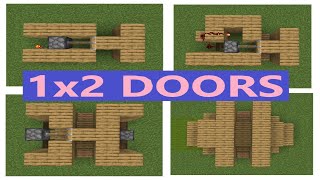 Minecraft 1x2 piston door [upl. by Ruckman]