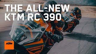 The 2022 KTM RC 390  Bred on the race track  KTM [upl. by Yelrebmyk607]