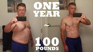 1 Year Weight Loss Transformation  Mind amp Body Transformation [upl. by Neelcaj]