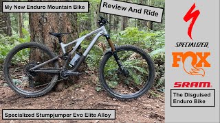 2023 Specialized Stumpjumper Evo Elite Alloy Ride And Review My New Enduro Bike Is Insane mtb [upl. by Hauhsoj854]