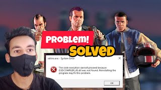 How to Fix D3DCompiler43dll Error Missing Windows 111087  GTA V Not Opening Error Fixed 2025 [upl. by Bromleigh]