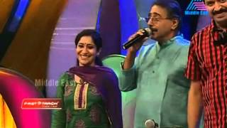 Singer Sujatha Mohan and her husband Mohan singing live [upl. by Pisarik]