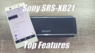 Sony SRS XB21 Bluetooth Speaker Top Features  How to change light effects [upl. by Aoket]