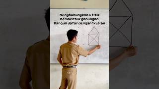 Ice Breaking Bangun Datar  menghubungkan 6 titik membentuk bangun datar gabungan viralvideo [upl. by Tur745]