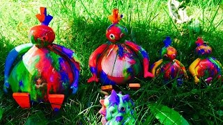 TWIRLYWOOS TOYS Washing Paint Off Outdoors [upl. by Rodman751]