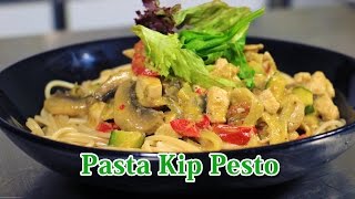 Recept Pasta kip pesto  Koken met Mo Academy [upl. by Horne997]