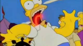 The Simpsons Homer eats chili and is crazy [upl. by Brottman]