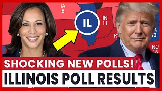 Illinois Poll Results AUGUST 629 Donald Trump vs Kamala Harris 2024 US Election [upl. by Amorette]