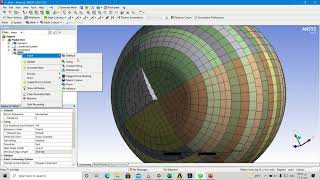 How to make a Hexahedral Structural Mesh for a Ball [upl. by Talley305]